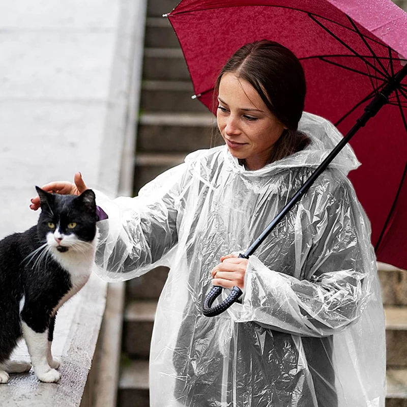 6 Stück Einweg-Regenmantel, wa – Emergency Poncho Rain Bewertung und Preis