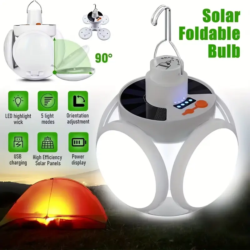 1 Solar-Klappleuchte mit USB-A – Solar Emergency Charger Bewertung und Preis