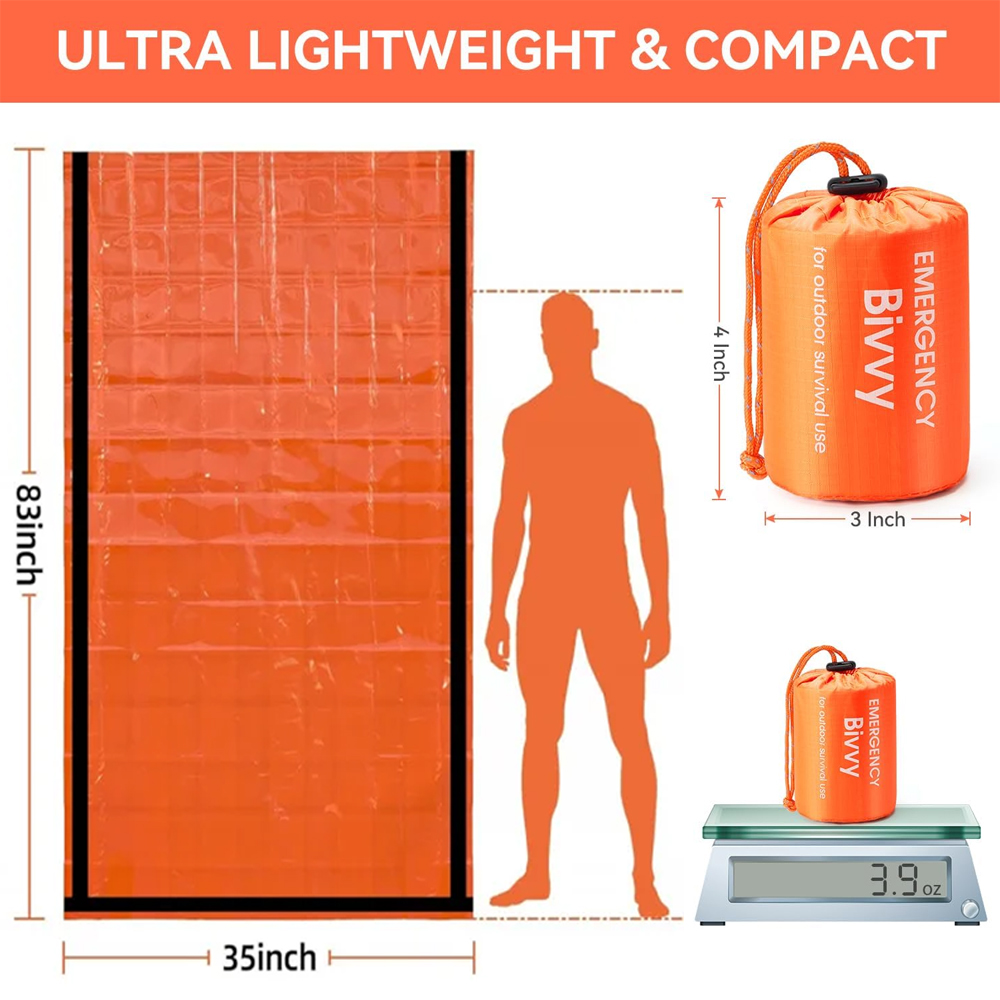 Notfall-Schlafsack, Überlebens – Bivy Bag Emergency Bewertung und Preis