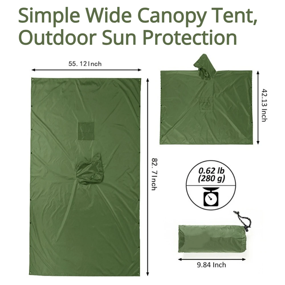 2026 Für Camping und Wandern 3 – Emergency Poncho Rain Bewertung und Preis