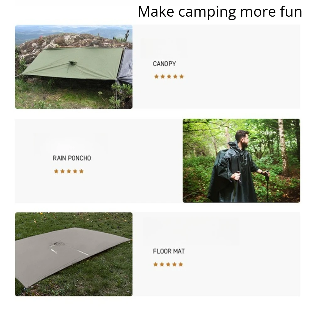 2026 Für Camping und Wandern 3 – Emergency Poncho Rain Bewertung und Preis